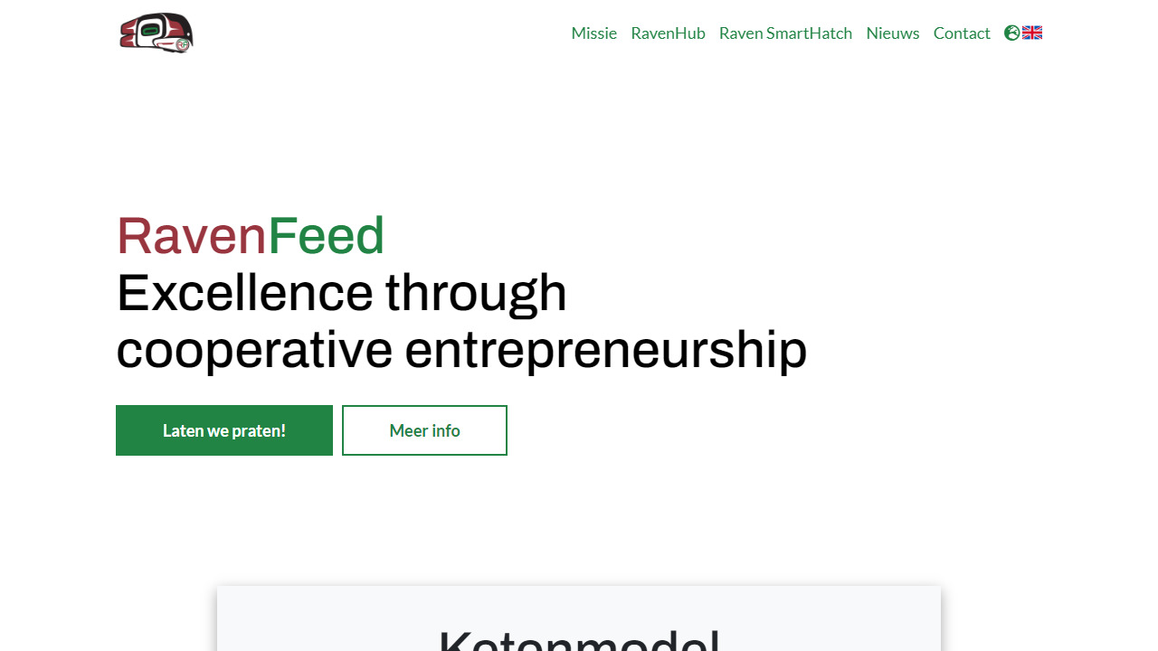 RavenFeed desktop website